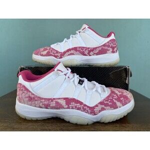 Air Jordan 11 Retro Low Pink Snakeskin Women's Size 12/Men's Sz 10.5 AH7860-106